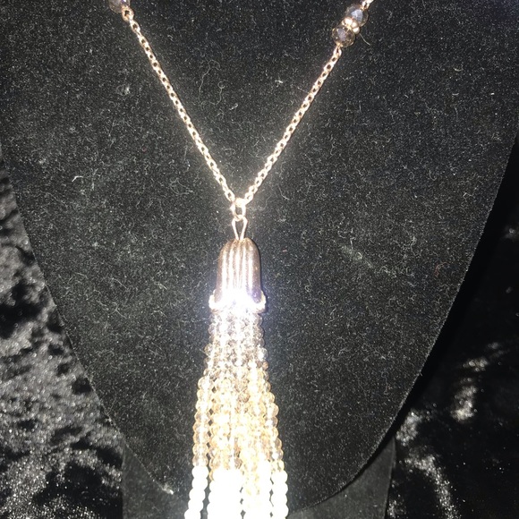 Long Necklace (32”) with Earrings - Picture 3 of 8